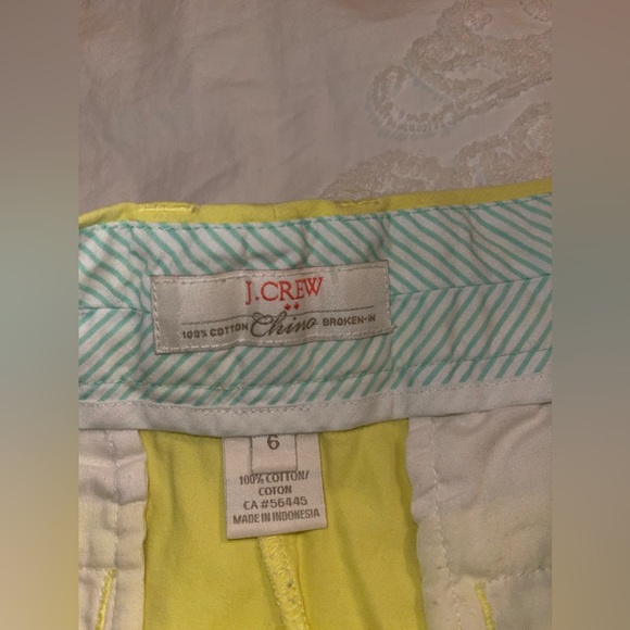 J Crew, Yellow shorts - Picture 2 of 4
